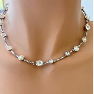 Brighton Monte Carlo Necklace Clear
Swarovski Crystal Pearls silver plated.